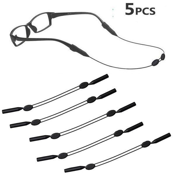 5PCS Sunglass Holder Strap, Sports Glasses Strap with Ear Hooks Anti ...