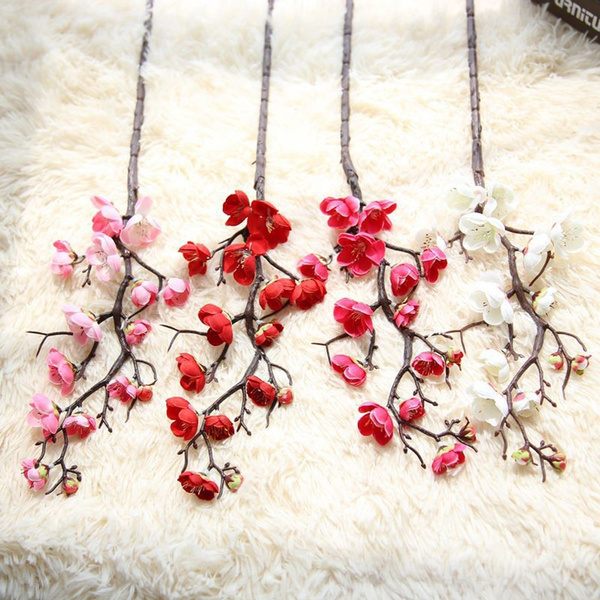 Cherry Blossom Branches in Pink  Faux Flowers for Home Decor