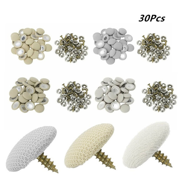 30 Pcs Car Roof Buckles Automotive Headliner Repair Button Auto Roof