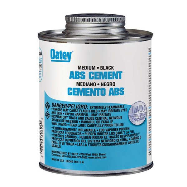 Oatey 49587 8 oz ABS Cement Wish