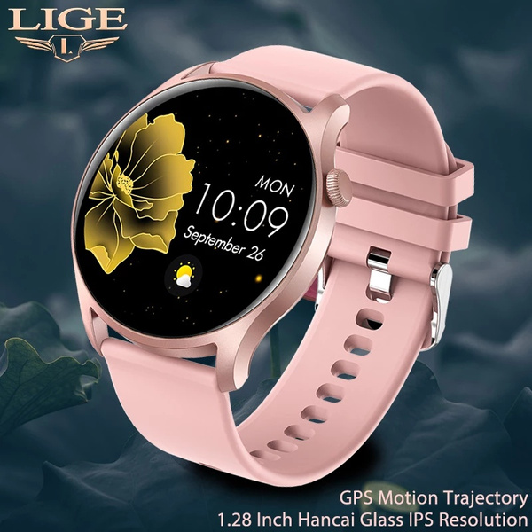 Lige Sports Smartwatch Women Fitness Tracker Watches Full Touch Smart Bluetooth Watch For 7395