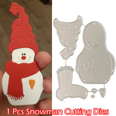 Steel, snowman, Christmas, snowmancuttingdie
