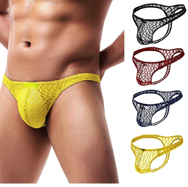 Tangas para hombres Ropa interior Calzoncillos de tanga de encaje sexy Ropa  interior | Wish