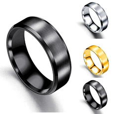 Steel, Stainless Steel, titaniumsteelringsformen, Women Ring