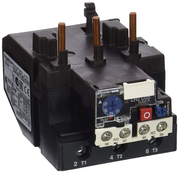 Relais De Surcharge General Electric CR324GXPS - Taille NEMA 5, Réglable 65-135 Ampères