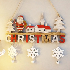 snowman, christmastreependant, Door, Christmas