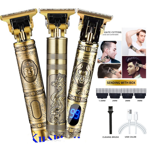 Rechargeable Waterproof Electric Cordless Hair Clipper Men's Electric