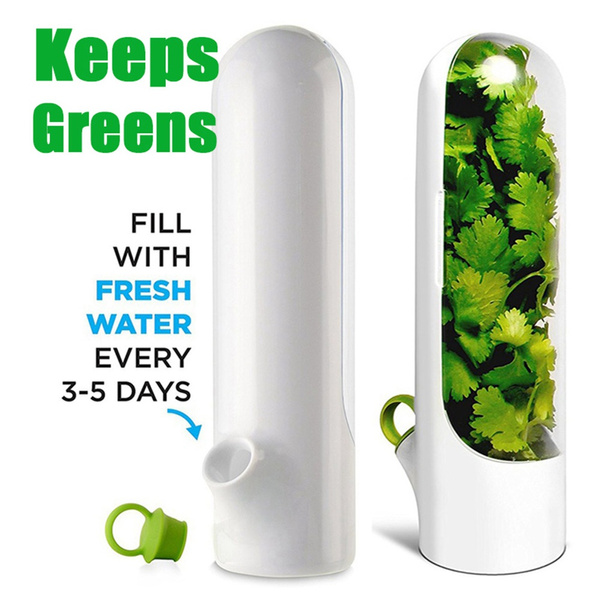 Herb Storage Containers For Refrigerator-1pc Kitchen Storage