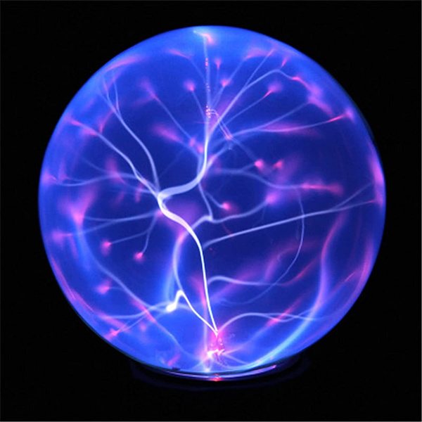 Plasma Ball Lights 3 4 5 6 8 Inche Plasma Ball Magic Moon Lamp USB Electrostatic Sphere Night Light Bulb Voice Control Novelty Project Home Decor