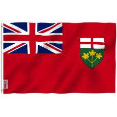 Flag, bannersaccessorie, 3x5footontarioflag, canadianprovinceofontarioflag