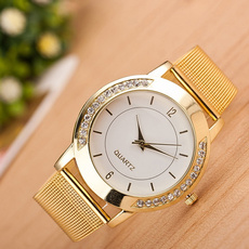 Fashion, gold, crystalswatch, Watch