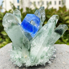 Beautiful, Blues, crystalcluster, quartzcrystal