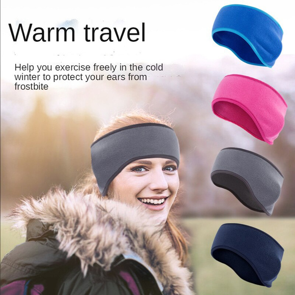 Winter Ear Warmer Headband Cold Weather Ski Muffs Non-Slip Fleece