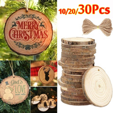 Wood, Decor, discflowerslice, Christmas