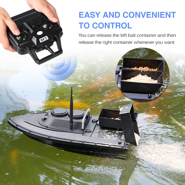 Smart Fishing Bait Boat Wireless Remote Control Fishing Feeder Toy RC Fishing  Boat for Adults Beginners