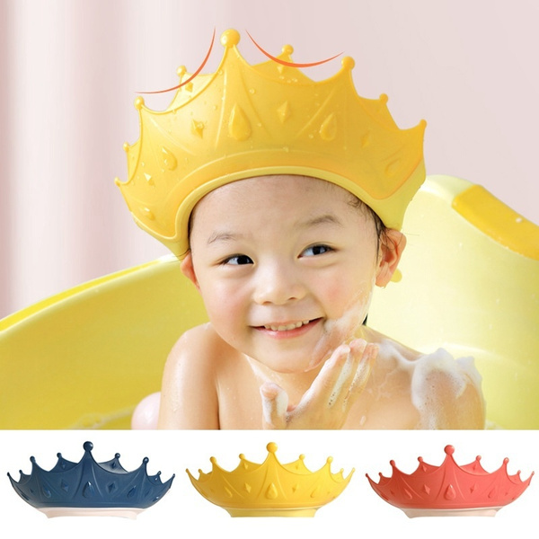 Wholesale Adjustable Baby Shower Cap Shampoo Bath Wash Hair Shield