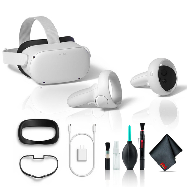 Meta Quest 2 Advanced All-in-One VR Headset (256GB, White) Bundle