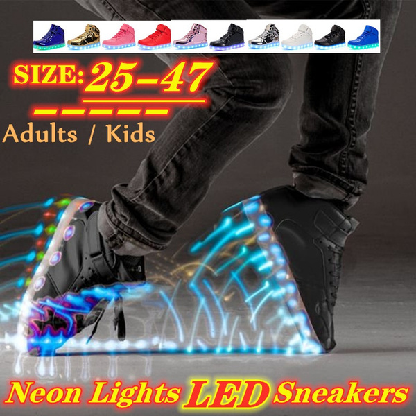 Light up velcro shoes cheap for adults