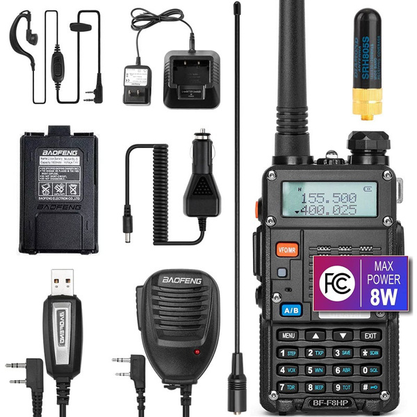 Baofeng BFF8HP Radio Walkie Talkie Dual Band 2Way Radio with 2