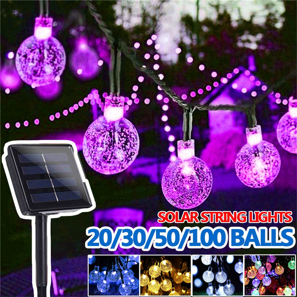 30 100 LED Solar Power Fairy Lights String Lamps Party Xmas Decor Garden Outdoor 