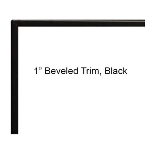 Empire DF36LBL 1 In. Beveled Adjustable Trim Kit Matte Black | Wish