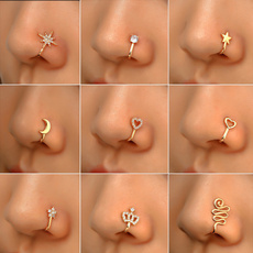 Heart, fakepiercing, DIAMOND, Star
