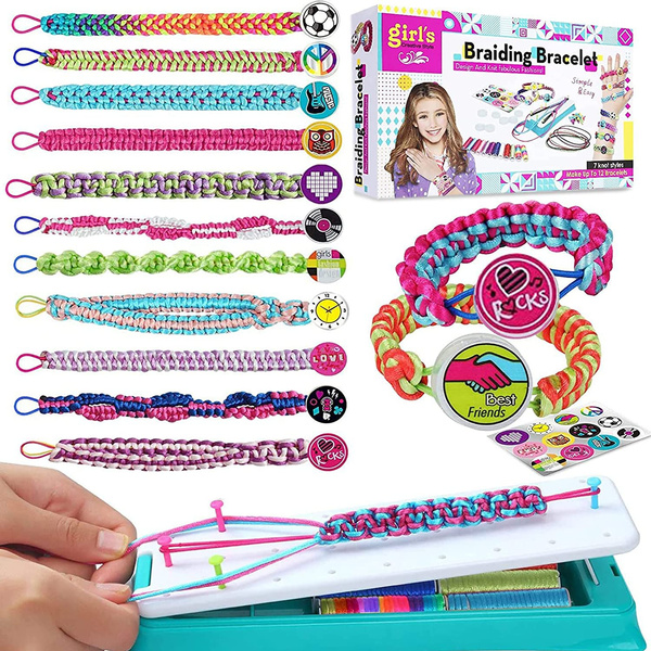 Qurhafoo Friendship Bracelet String Maker kit, Arts and Crafts for Girls  Ages 8-12 Year Old, Jewelry Making Kit Toys for Kids Birthday DIY Present