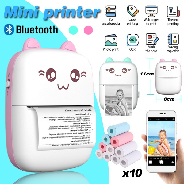 Bluetooth Portable Mini Photo Label Printer Bluetooth Portable Mini 