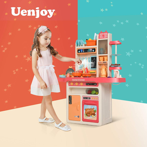 Kitchen Play Set With Accessories- Mini Kitchen Set With Realistic