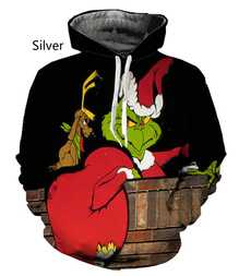 Casual Hoodie, Christmas, thegrinchstolechristmashoodie, Sweaters