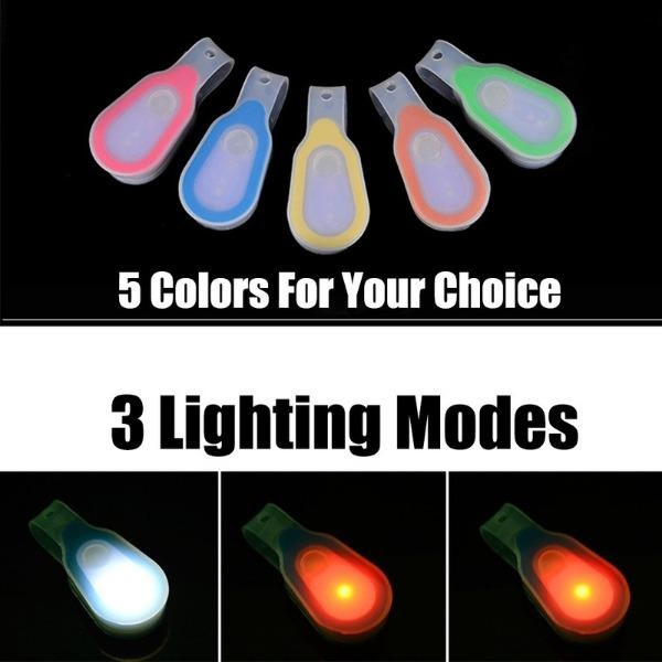 Clip-On LED Running Light for Clothing