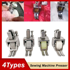 Machine, Sewing, plasticwheelpresserfoot, rubberwheelpresserfoot