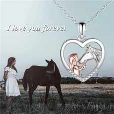 Sterling, Heart, horse, Jewelry