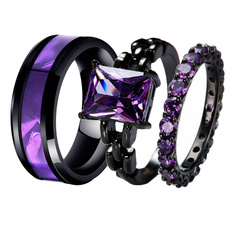 Couple Rings, Steel, bandring, wedding ring