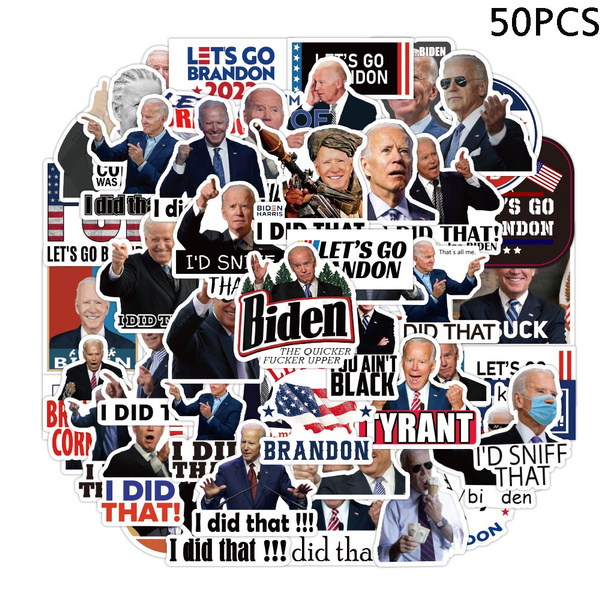 5-Pack 2x3 Inch 'I DID THAT!' Joe Biden Sticker / Decal – Funny Political Humor, Glossy Vinyl