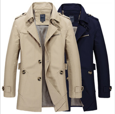 Plus Size, Winter, solid, Coat