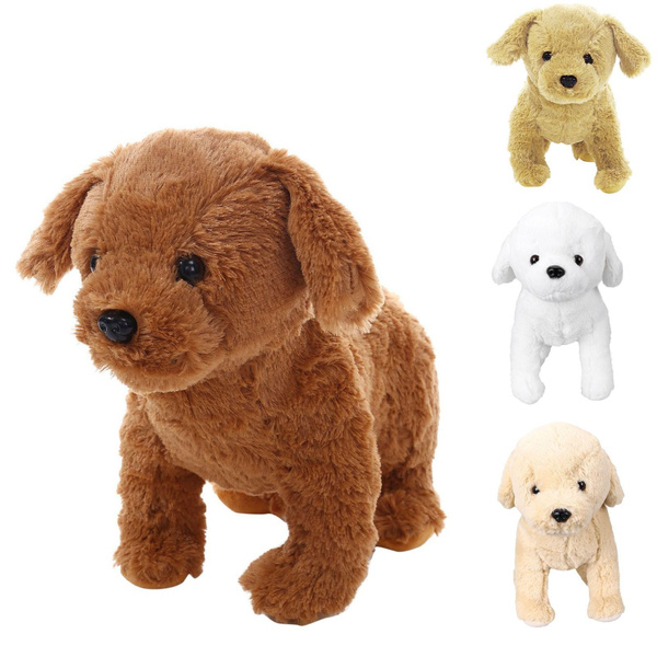 Realistic Teddy Dog Lucky, Handmade Realistic Figure Toy Dog Plush Stuffed Anim Wish