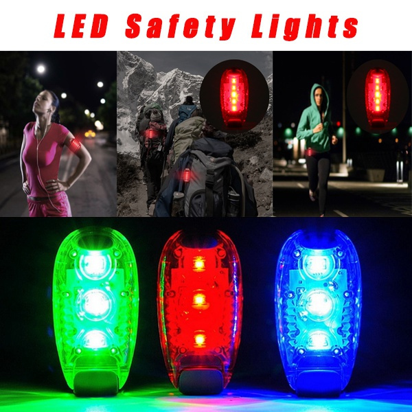 1/2 PCS LED Safety Lights Clip Bicycle Strobe Lights Light High ...