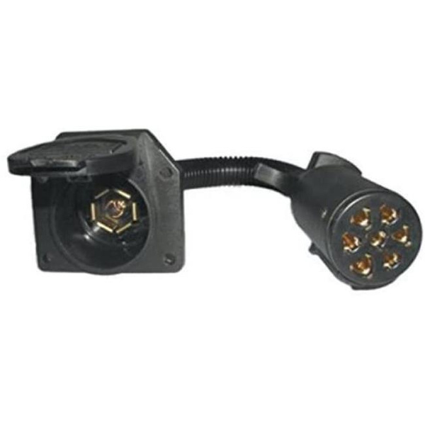 Pollak 12724EV 7Way Pin Plug Blade Socket Harness Adapter Wish