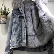 Blues, bluejeanjacket, Fashion, fur