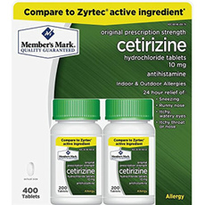 , cetirizine, formerly, Tablets