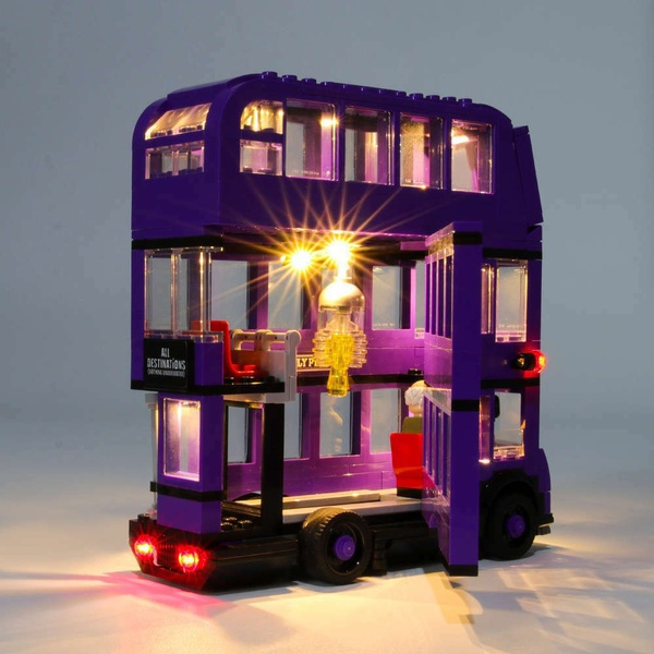 USB Light Bulbs For LEGO Harry Potter 75957 Knight Bus Bricks