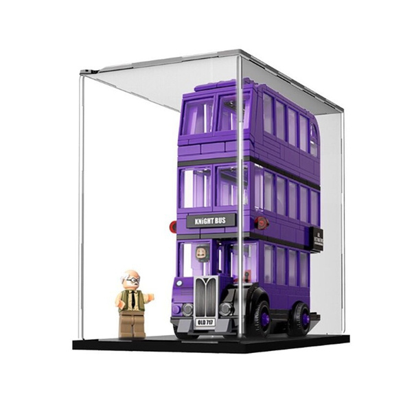 Display Case for LEGO 75957 Harry Potter Knight Bus Toy Building