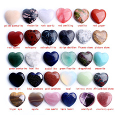 Heart, crystal pendant, quartz, amethystpendant