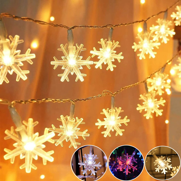 Led christmas online stars and snowflakes