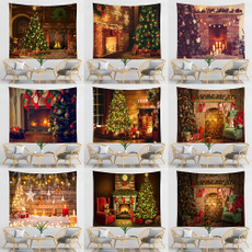 tapestryforchristma, Decor, wallhangingdecor, Christmas