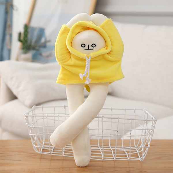 Plush Banana Man Toy Stuffed Doll with Magnet Funny Man Doll Decompression  toy Birthday