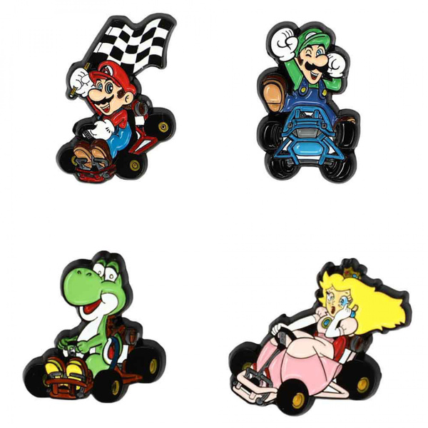 Nintendo Super Mario Kart Racekart Iron On Patch