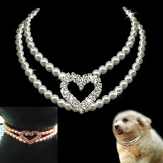 Heart, Love, chihuahuanecklace, Rhinestone