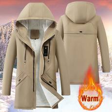 casual coat, cottonjacket, velvet, Winter